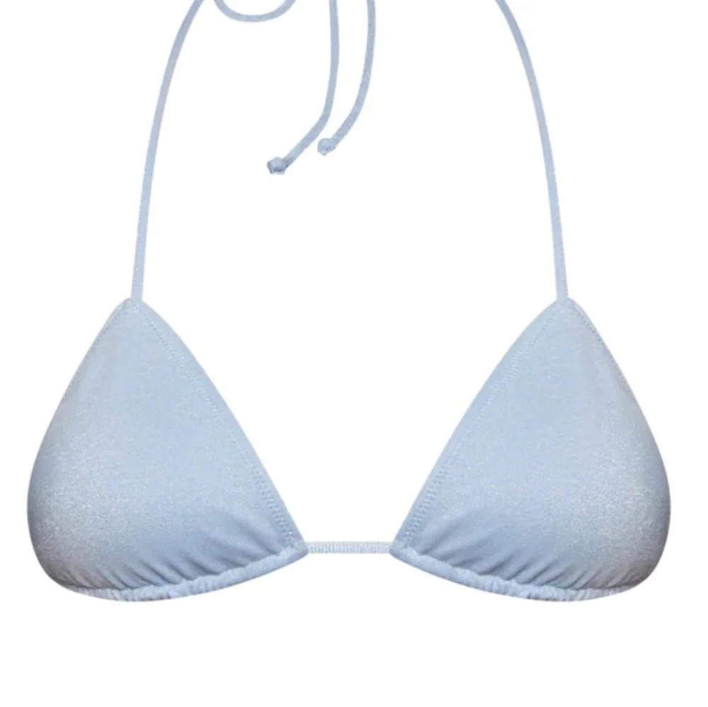 Light Blue Triangle Bikini Set - Picture 5 of 13